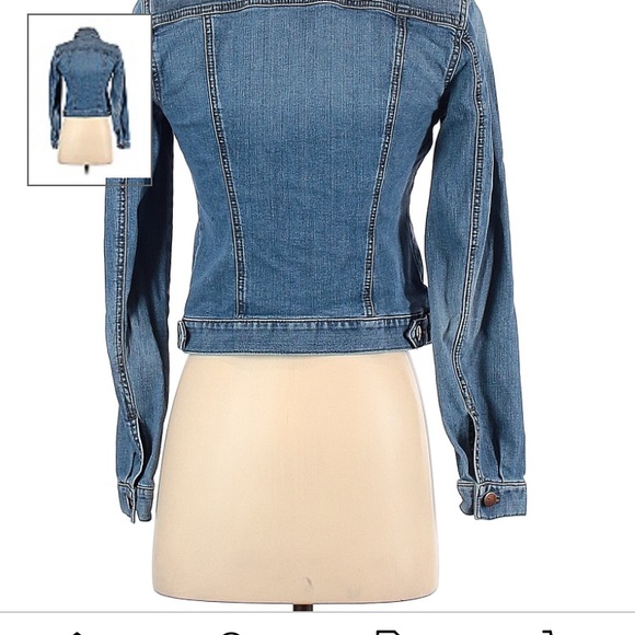 🍄CROPPED DENIM JACKET LOFT 🍄 - Picture 3 of 10